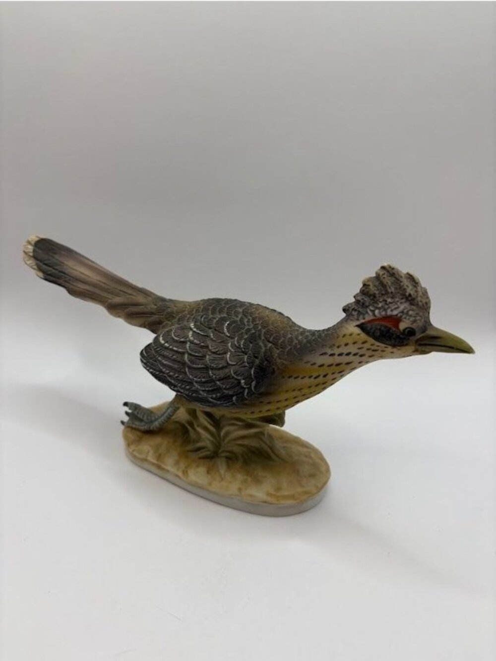 Lefton Ring Tailed Pheasant Roadrunner Bird Ceramic Figurine